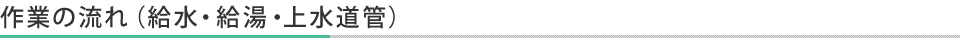 作業の流れ
